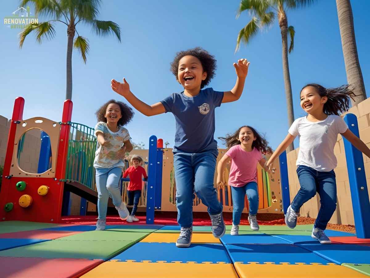 Safe and Fun Playground Installation in Los Angeles Backyards