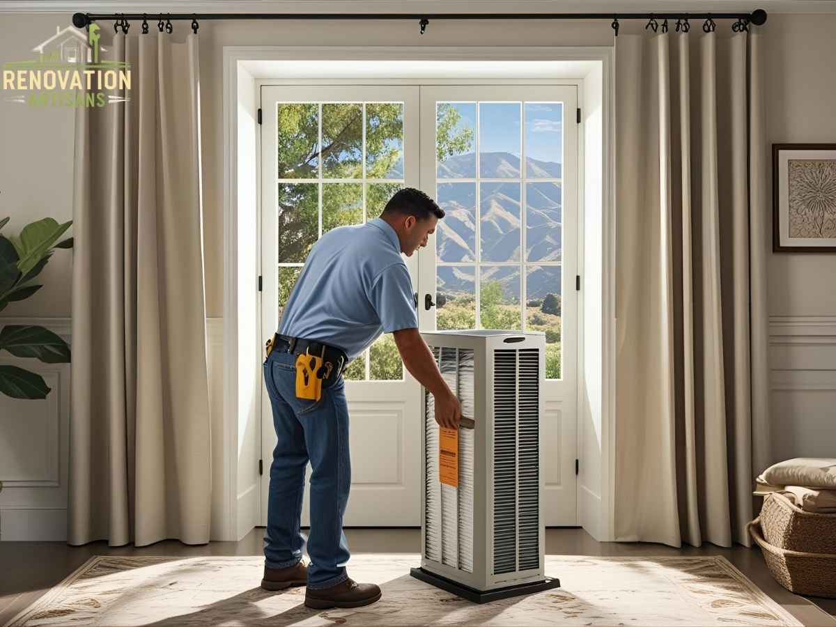 Kings Canyon HVAC filter replacement in Los Angeles home for clean indoor air