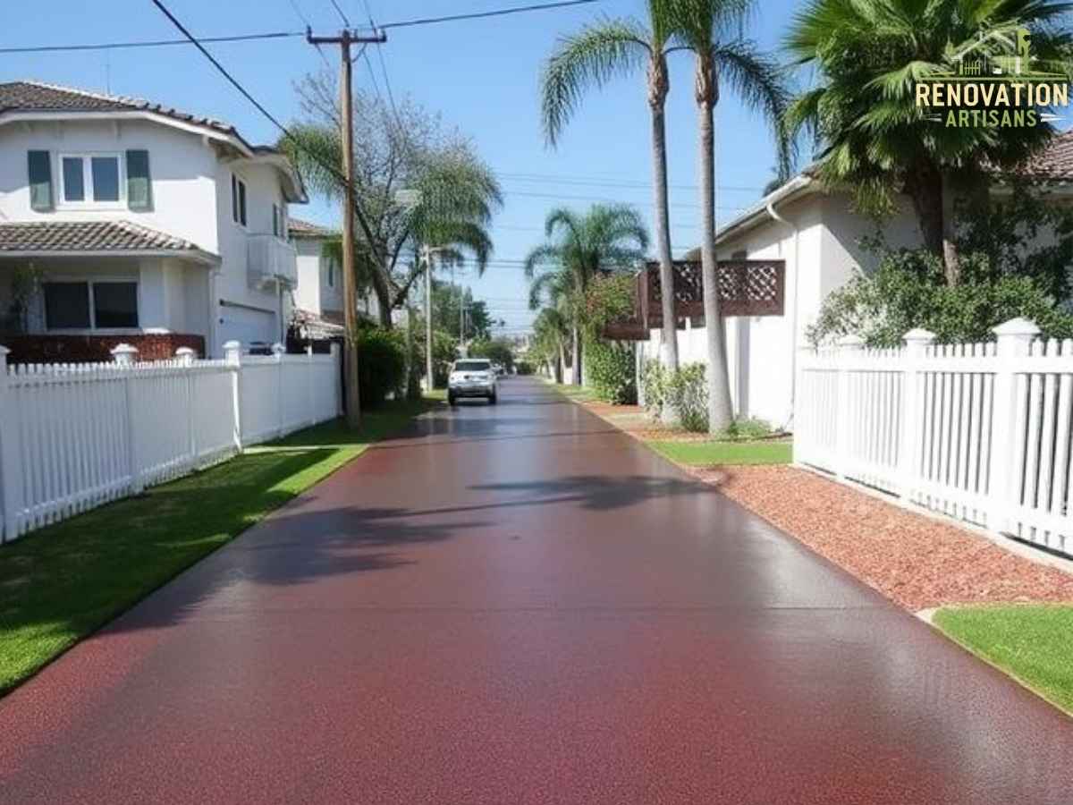 Alice Street Driveway Epoxy Coatings Los Angeles
