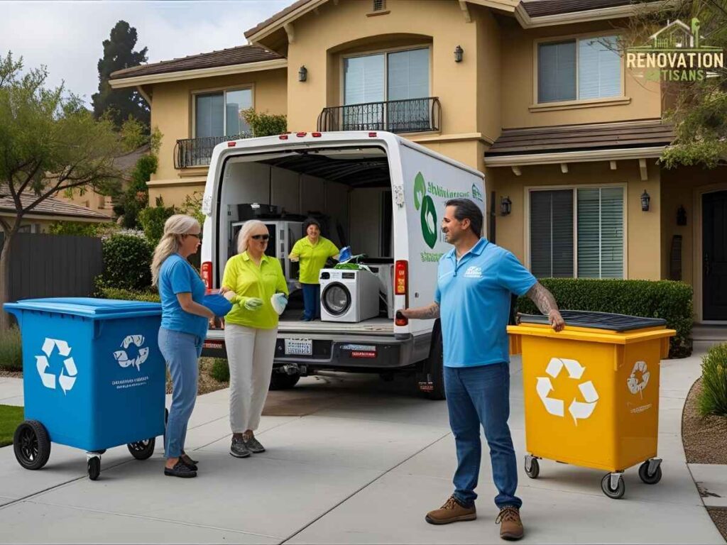 Pacific Highlands Ranch Appliance Recycling Options in Los Angeles 2 Residents coordinate eco-friendly appliance pickup with a recycling provider at their home in Pacific Highlands Ranch, Los Angeles